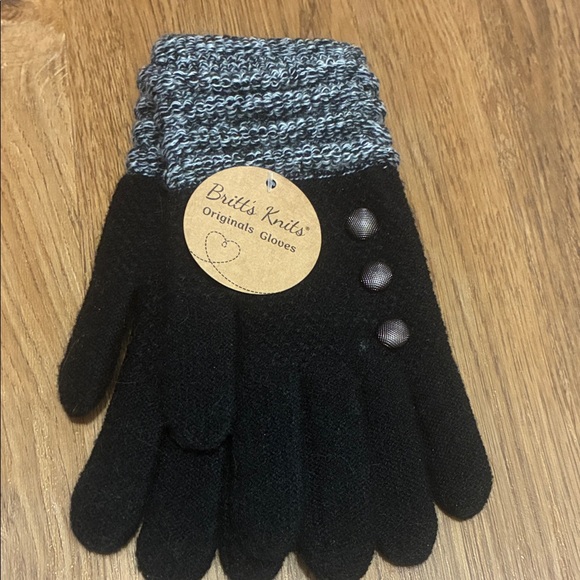 Accessories - Black and Gray Women's Gloves